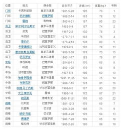 西班牙大名单